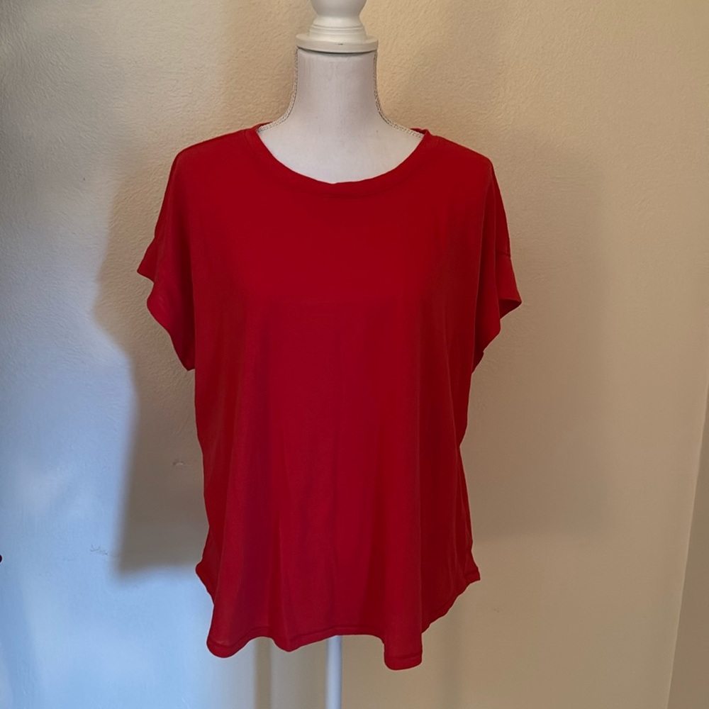 Madewell Linen Blend Crew Neck T-Shirt